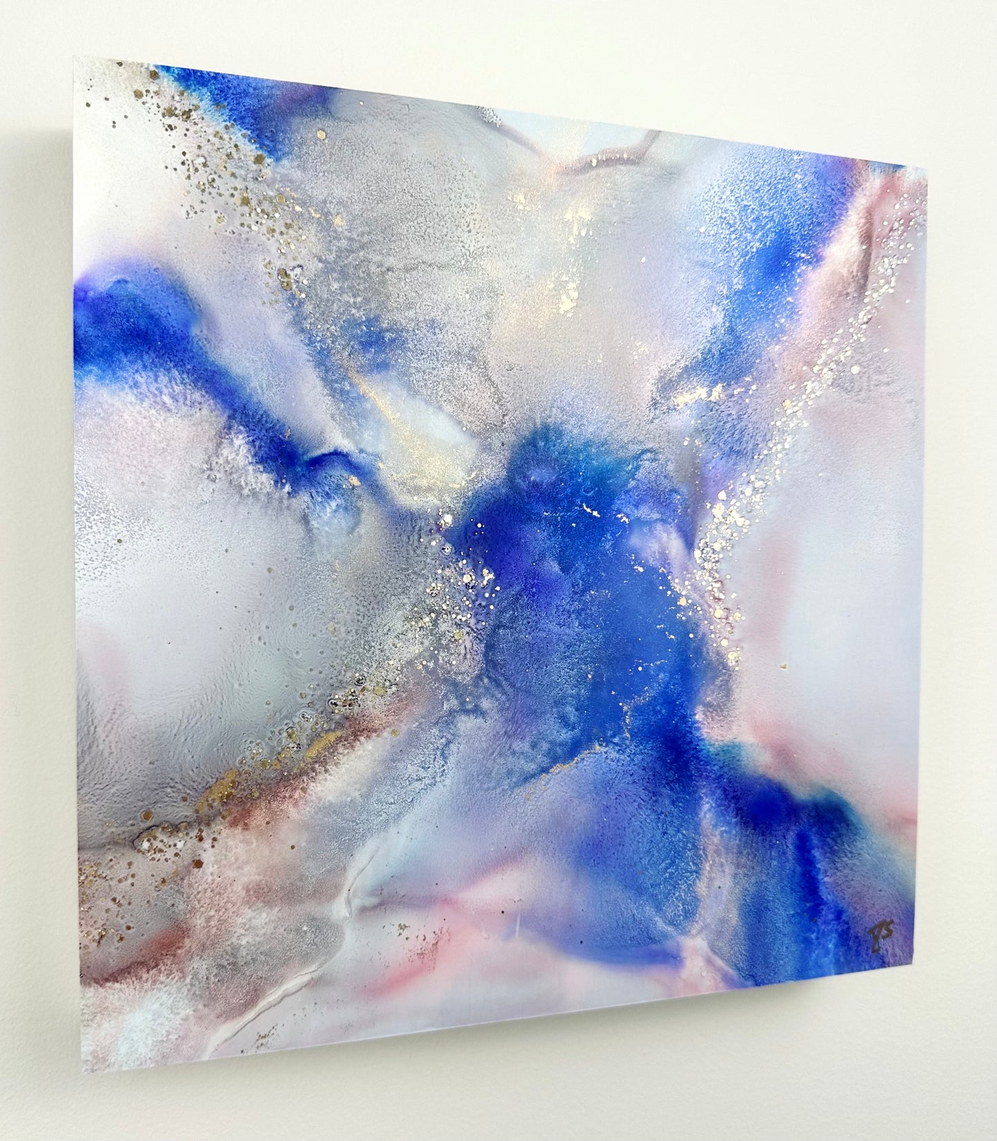 Violet, 10 x 10”